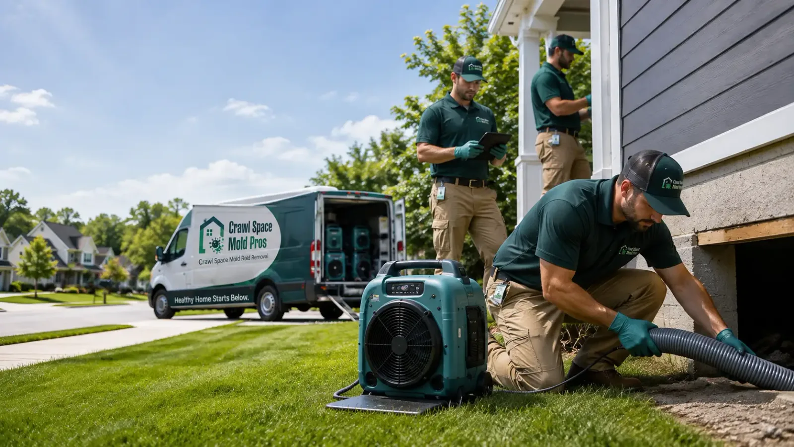 Crawl Space Mold Removal in Century, FL